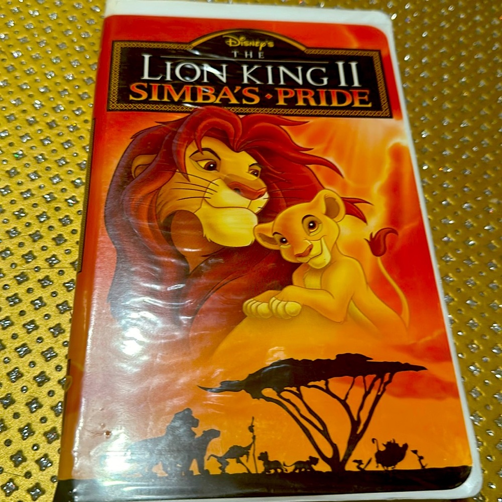 Lion king 2 simba’spride vhs tape walt Disney